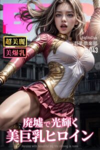 【b122bpkcl03443】廃墟で光り輝く戦隊ヒロイン【BigTitsClub】【vol.043】