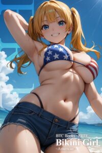 【b122bpkcl04413】Bikini Girl〜American〜【FREE】