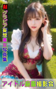 【k769aneme05525】AIグラビア 妄想美女写真集 アイドル庭園撮影会