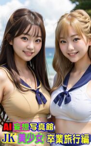 【k769aneme05528】AI妄想写真館 JK美少女 卒業旅行編