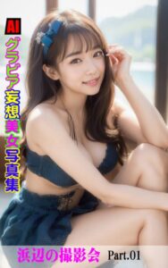 【k769aneme05553】AIグラビア 妄想美女写真集 浜辺の撮影会Part01