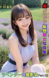 【k769aneme05601】AIグラビア 妄想美女写真集 ラベンダー畑撮影会Part02