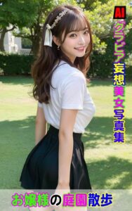 【k769aneme05771】AIグラビア 妄想美女写真集 お嬢様の庭園散歩
