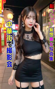 【k769aneme05833】AIグラビア 妄想美女写真集 中華街で撮影会