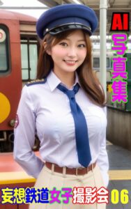 【k769aneme06133】AI写真集 妄想鉄道女子撮影会 06