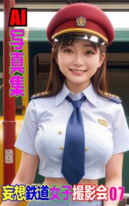 【k769aneme06159】AI写真集 妄想鉄道女子撮影会 07