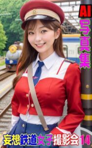 【k769aneme06257】AI写真集 妄想鉄道女子撮影会 14