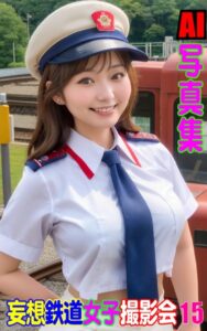 【k769aneme06280】AI写真集 妄想鉄道女子撮影会 15