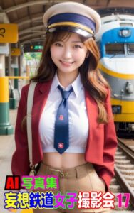 【k769aneme06373】AI写真集 妄想鉄道女子撮影会 17