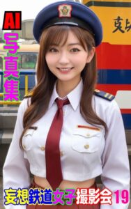 【k769aneme06401】AI写真集 妄想鉄道女子撮影会 19