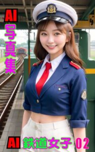 【k769aneme06547】AI写真集 AI鉄道女子02