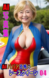 【k769aneme06587】AI写真集 AIババア恐怖のレースクイーン04
