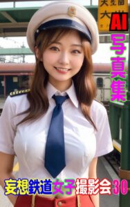 【k769aneme06624】AI写真集 妄想鉄道女子撮影会 30