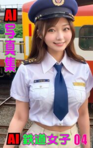 【k769aneme06648】AI写真集 AI鉄道女子04