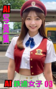 【k769aneme06649】AI写真集 AI鉄道女子03
