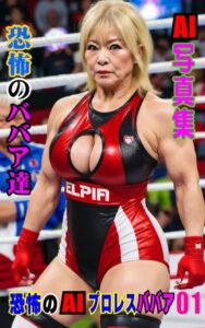 【k769aneme06675】AI写真集 恐怖のAIプロレスババア01