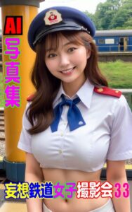 【k769aneme06709】AI写真集 妄想鉄道女子撮影会 33