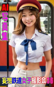 【k769aneme06741】AI写真集 妄想鉄道女子撮影会 36
