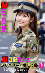 【k769aneme06789】AI写真集 AI制服美少女 ミリタリー・ポリス編03