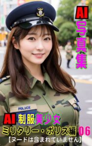 【k769aneme06813】AI写真集 AI制服美少女 ミリタリー・ポリス編06