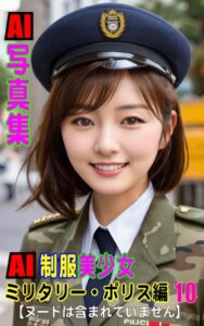 【k769aneme06899】AI写真集 AI制服美少女 ミリタリー・ポリス編10