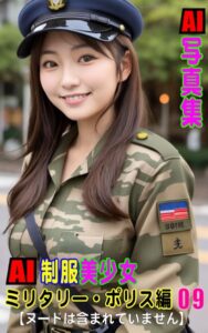 【k769aneme06900】AI写真集 AI制服美少女 ミリタリー・ポリス編09