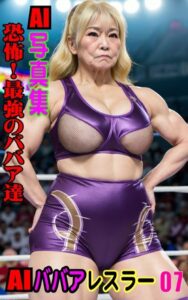 【k769aneme06968】AI写真集 AIババアレスラー07