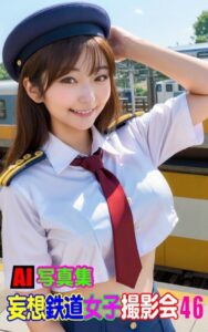 【k769aneme06979】AI写真集 妄想鉄道女子撮影会 46
