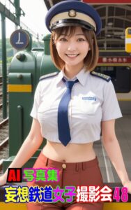 【k769aneme07001】AI写真集 妄想鉄道女子撮影会 48