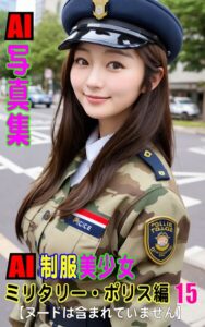 【k769aneme07012】AI写真集 AI制服美少女 ミリタリー・ポリス編15