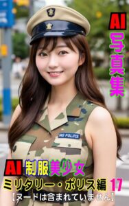 【k769aneme07027】AI写真集 AI制服美少女 ミリタリー・ポリス編17