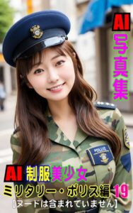 【k769aneme07058】AI写真集 AI制服美少女 ミリタリー・ポリス編19
