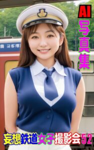 【k769aneme07059】AI写真集 妄想鉄道女子撮影会 52