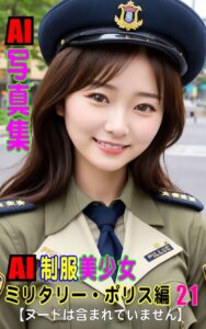 【k769aneme07098】AI写真集 AI制服美少女 ミリタリー・ポリス編21