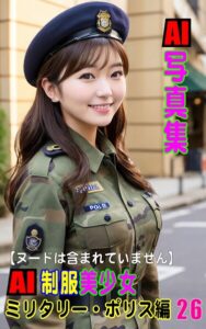 【k769aneme07154】AI写真集 AI制服美少女 ミリタリー・ポリス編26