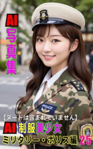 【k769aneme07155】AI写真集 AI制服美少女 ミリタリー・ポリス編25