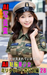 【k769aneme07186】AI写真集 AI制服美少女 ミリタリー・ポリス編28