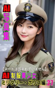 【k769aneme07187】AI写真集 AI制服美少女 ミリタリー・ポリス編27