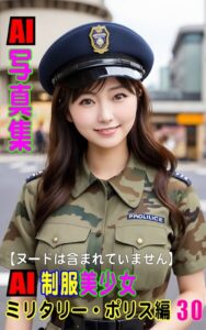 【k769aneme07216】AI写真集 AI制服美少女 ミリタリー・ポリス編30