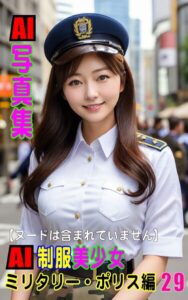 【k769aneme07217】AI写真集 AI制服美少女 ミリタリー・ポリス編29