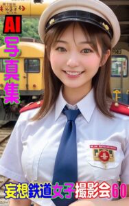 【k769aneme07222】AI写真集 妄想鉄道女子撮影会 60