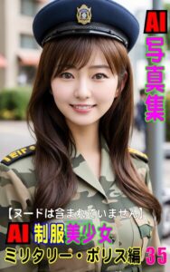 【k769aneme07331】AI写真集 AI制服美少女 ミリタリー・ポリス編35