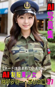 【k769aneme07357】AI写真集 AI制服美少女 ミリタリー・ポリス編37