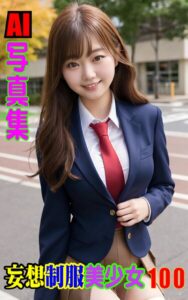 【k769aneme07372】AI写真集 妄想制服美少女 100