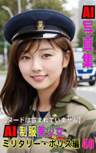 【k769aneme07415】AI写真集 AI制服美少女 ミリタリー・ポリス編40