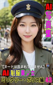 【k769aneme07467】AI写真集 AI制服美少女 ミリタリー・ポリス編43