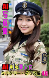 【k769aneme07526】AI写真集 AI制服美少女 ミリタリー・ポリス編48
