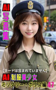 【k769aneme07527】AI写真集 AI制服美少女 ミリタリー・ポリス編47