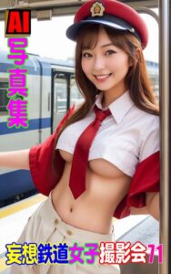 【k769aneme07539】AI写真集 妄想鉄道女子撮影会 71