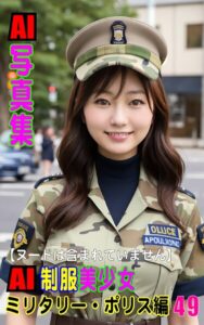【k769aneme07571】AI写真集 AI制服美少女 ミリタリー・ポリス編49
